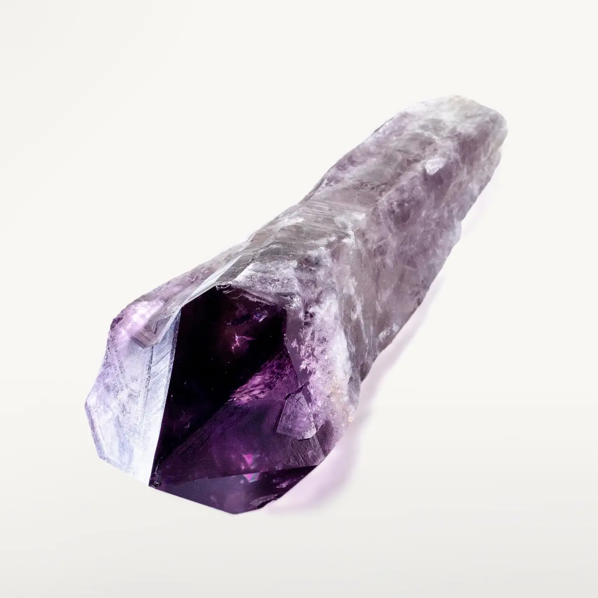 Natural Elestial Bahia Amethyst Point - 10 In. / 2 Lbs 1