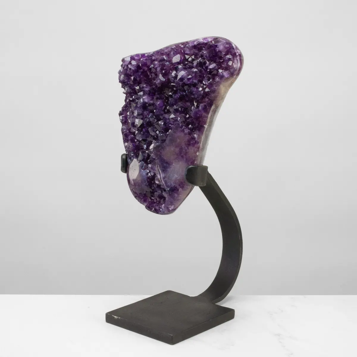 Uruguayan Amethyst Geode On Custom Stand - 15" / 13 Lbs 1