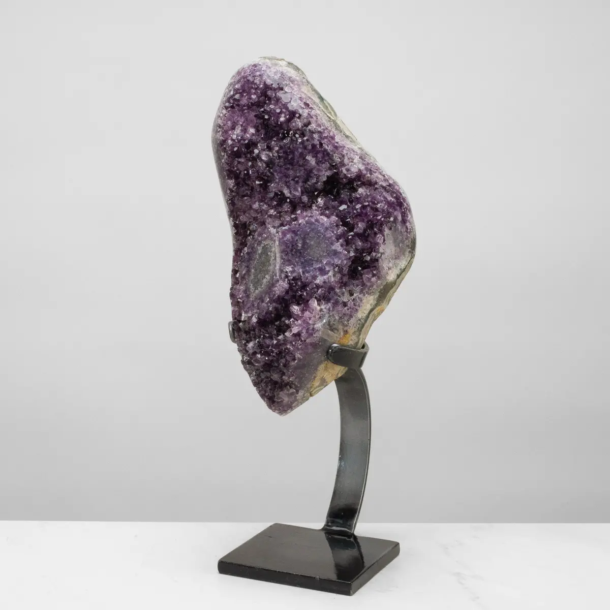 Uruguayan Amethyst Geode On Custom Stand - 19" / 20 Lbs 1