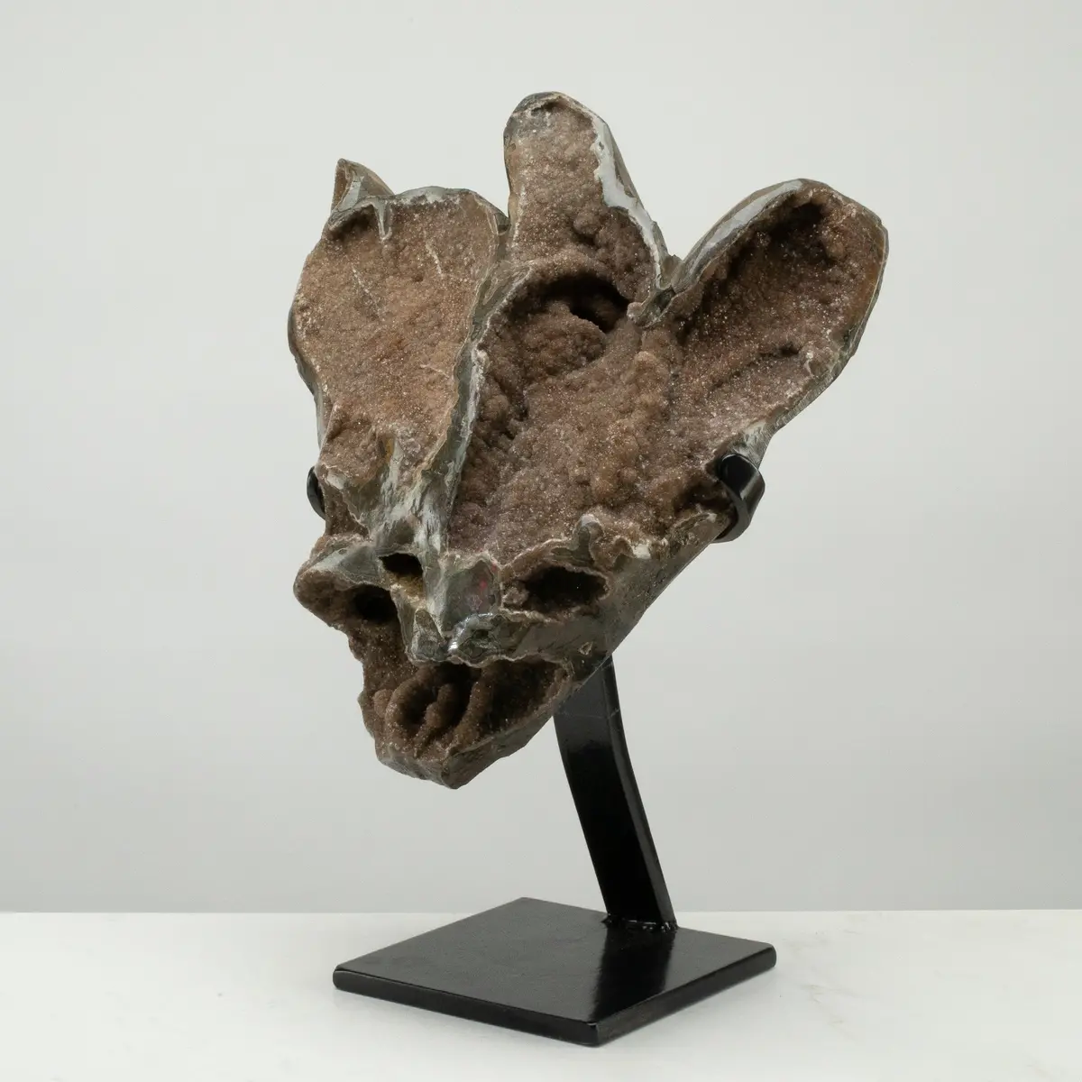Uruguayan Amethyst Geode On Custom Stand - 20" / 35 Lbs 1