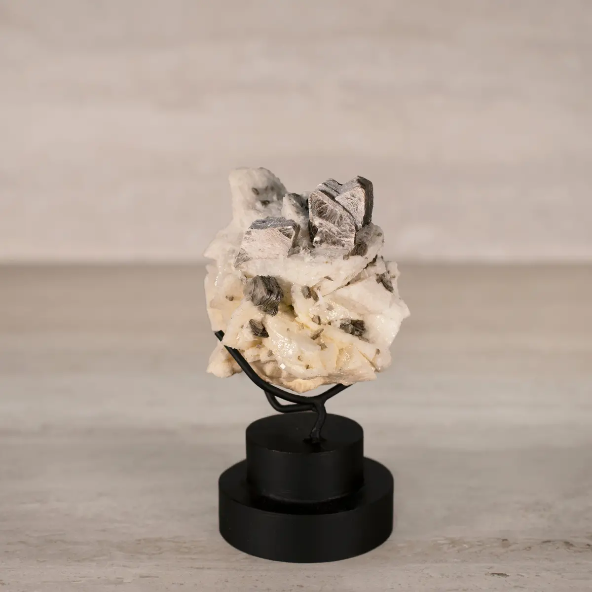 Natural Brazilian Apophyllite & Mica On Custom Stand - 5.5" / 400 G 1