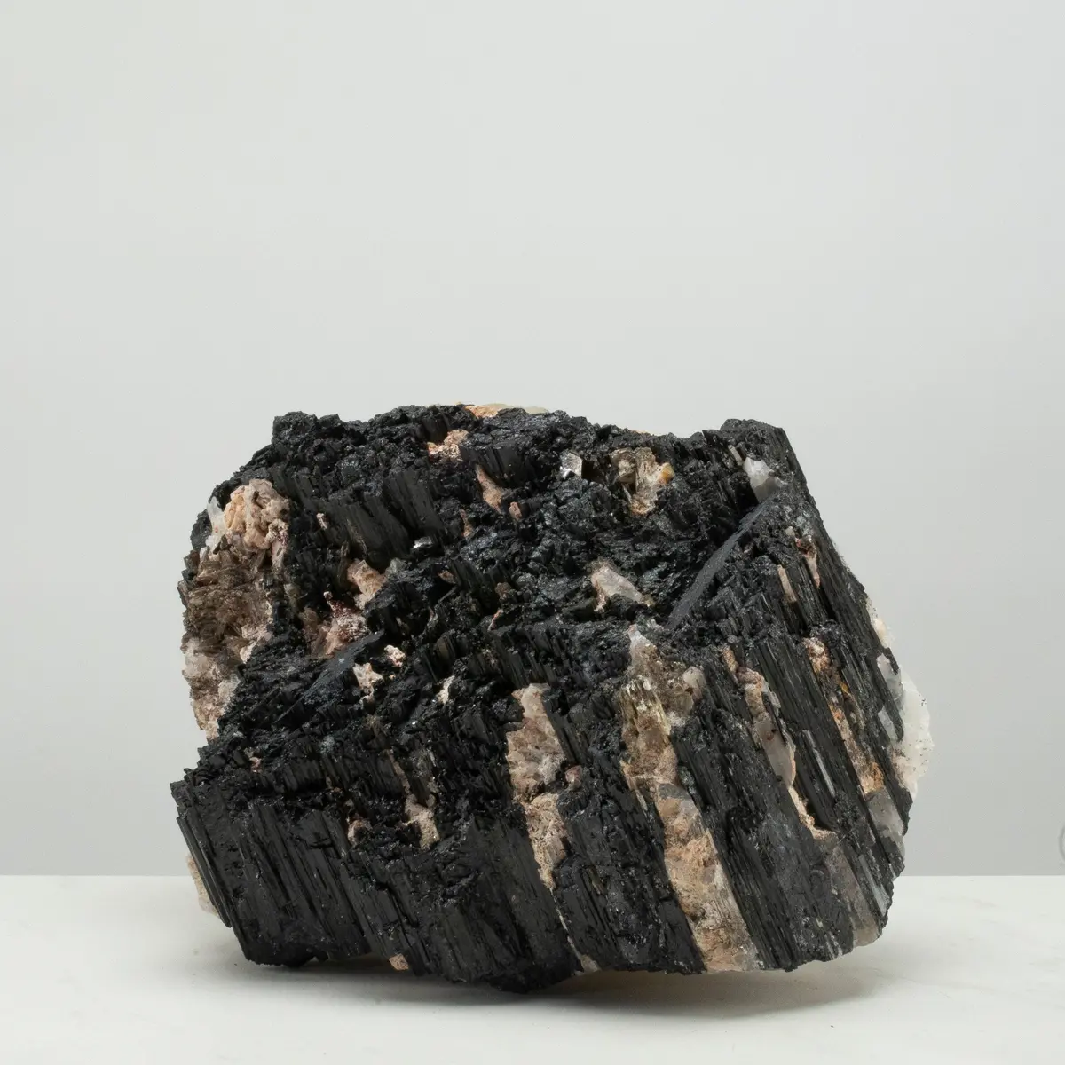 Raw Black Tourmaline And Mica Log 10" / 24.5Lbs 1