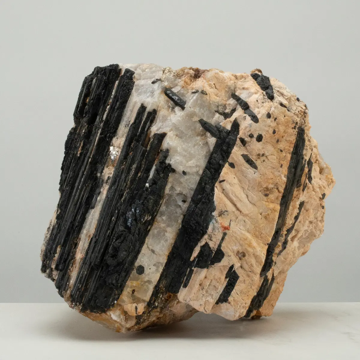 Raw Black Tourmaline And Mica Log 11" / 39Lbs 1