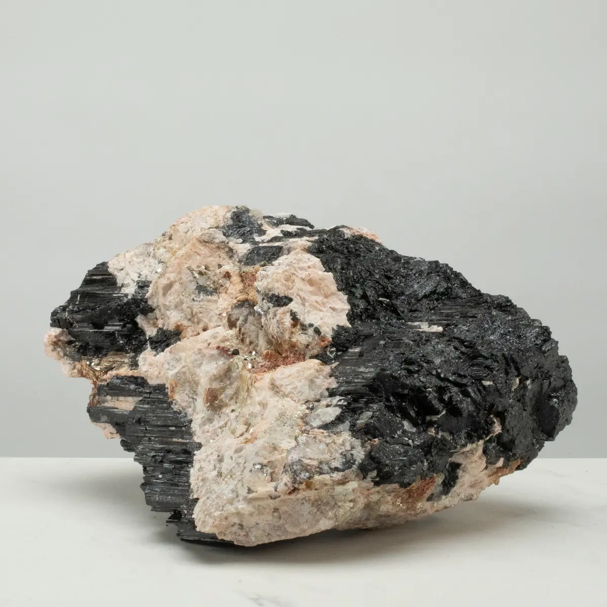 Raw Black Tourmaline And Mica Log 12" / 24.3Lbs 1