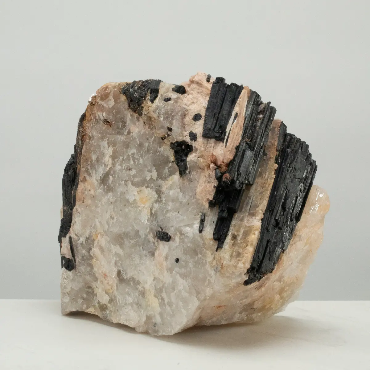 Raw Black Tourmaline And Mica Log 12" / 29.5Lbs 1