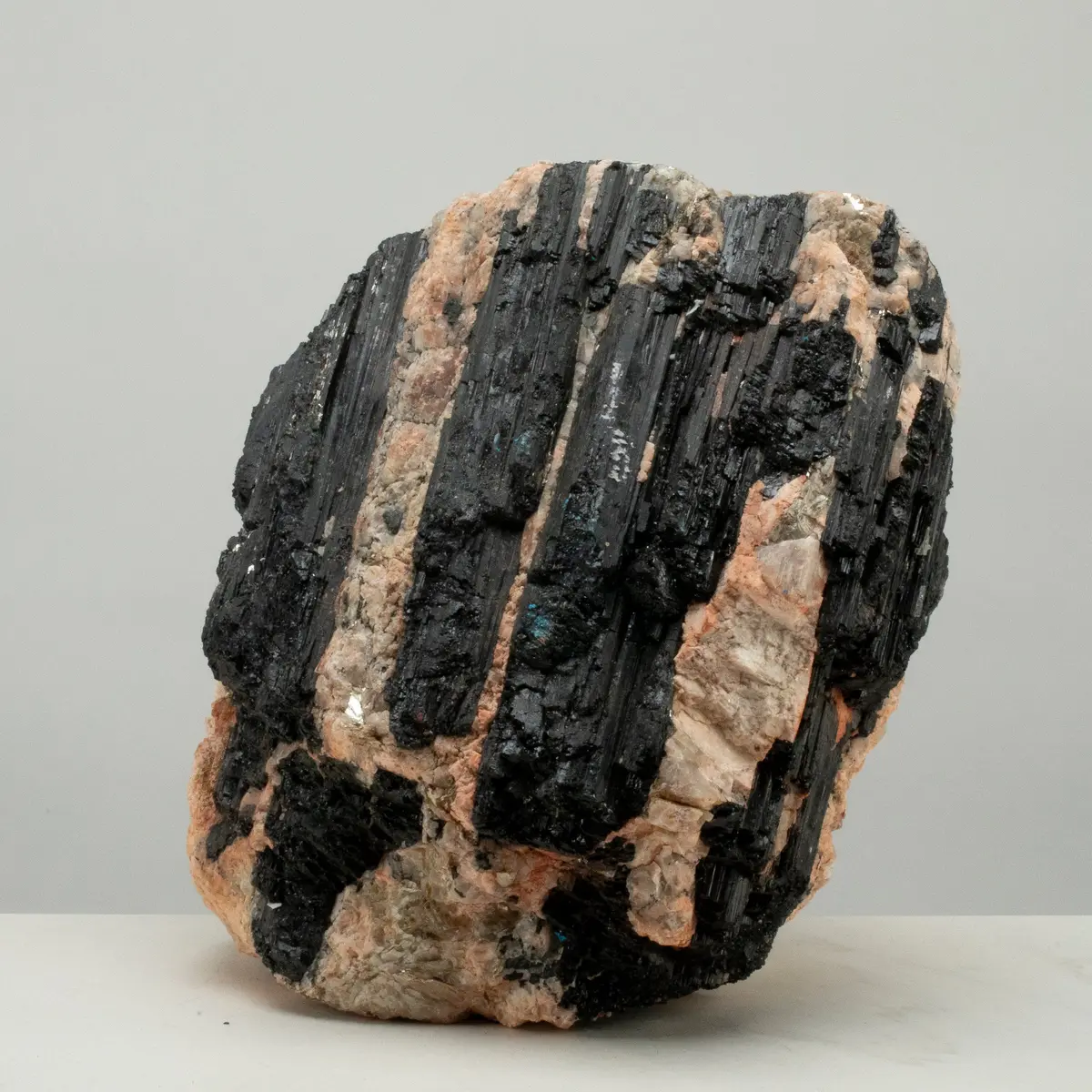 Raw Black Tourmaline And Mica Log 12" / 37.9Lbs 1