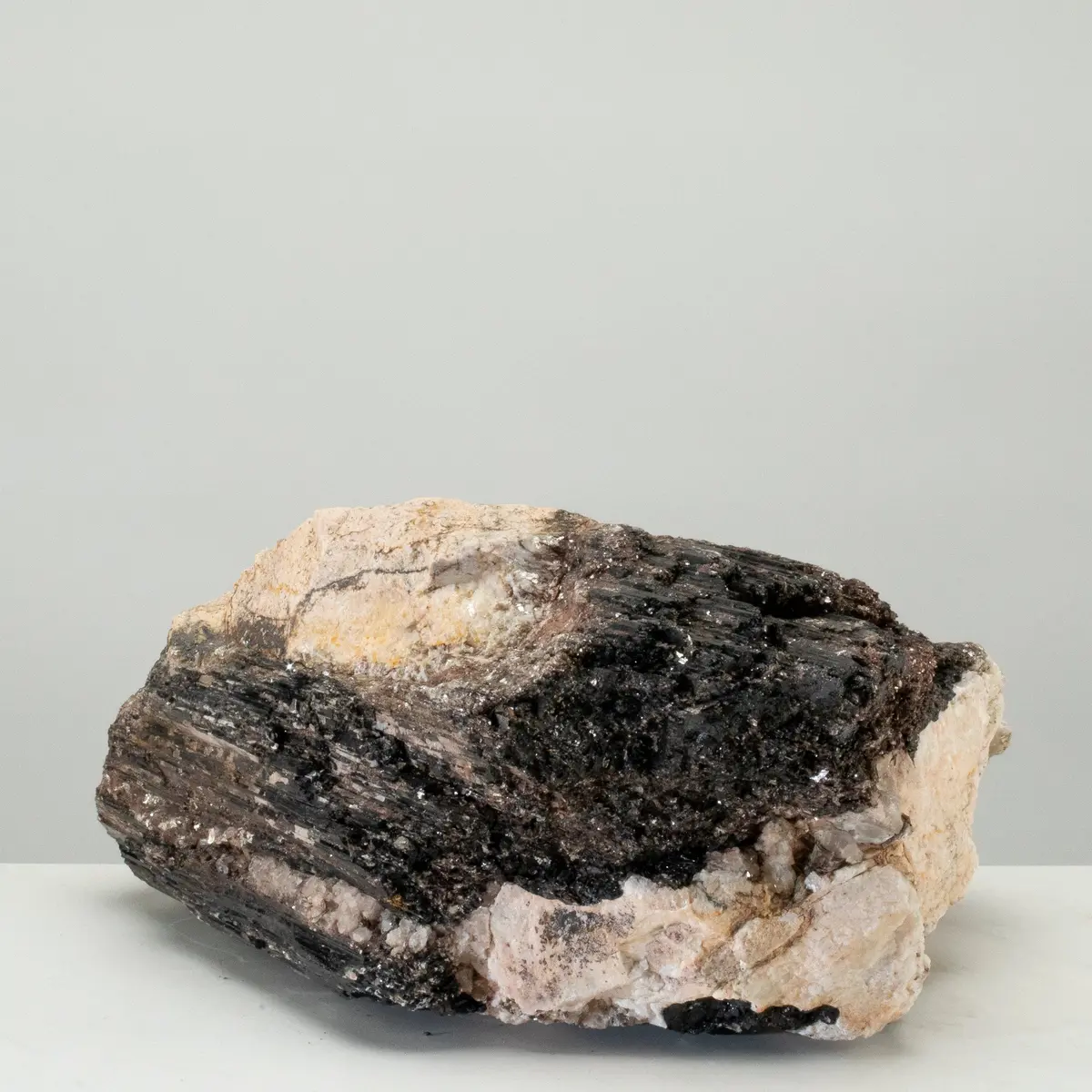 Raw Black Tourmaline And Mica Log 13" / 30.9Lbs 1
