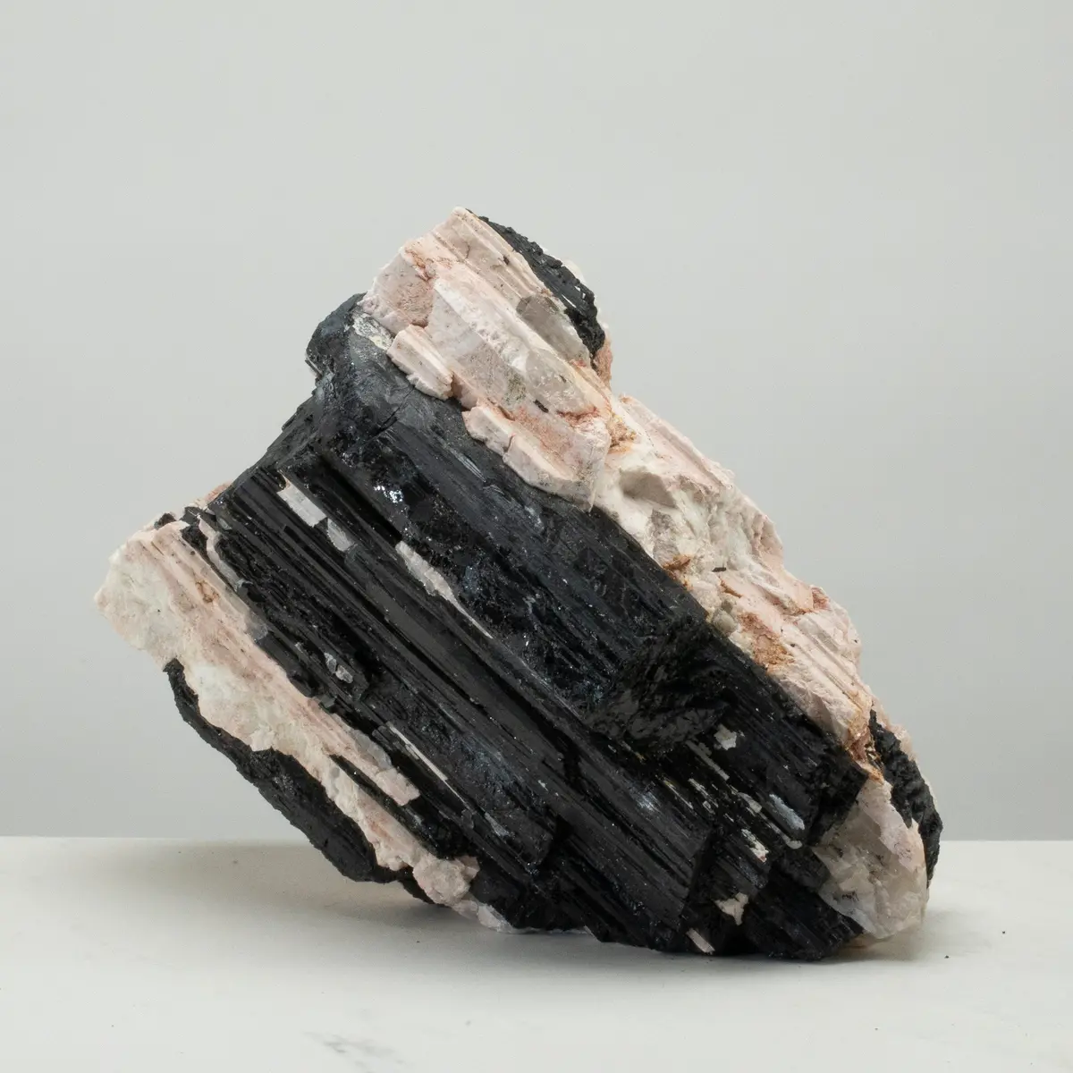 Raw Black Tourmaline And Mica Log 13" / 39.2Lbs 1