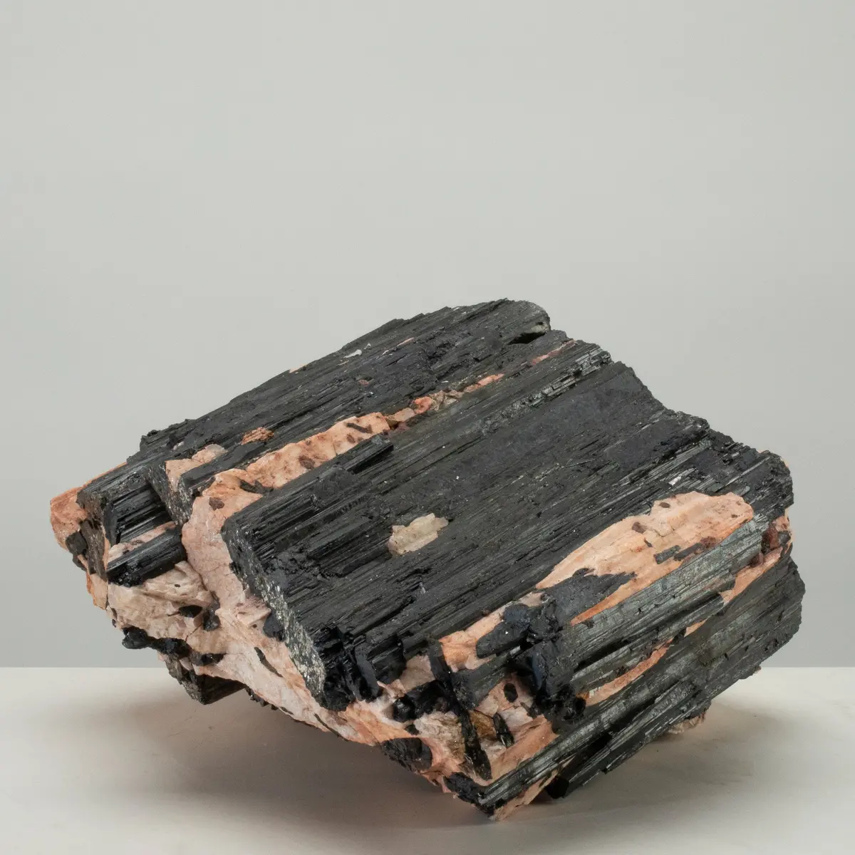 Raw Black Tourmaline And Mica Log 14" / 43.9Lbs 1