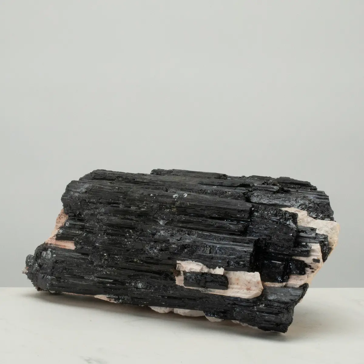 Raw Black Tourmaline And Mica Log 15" / 27.1Lbs 1