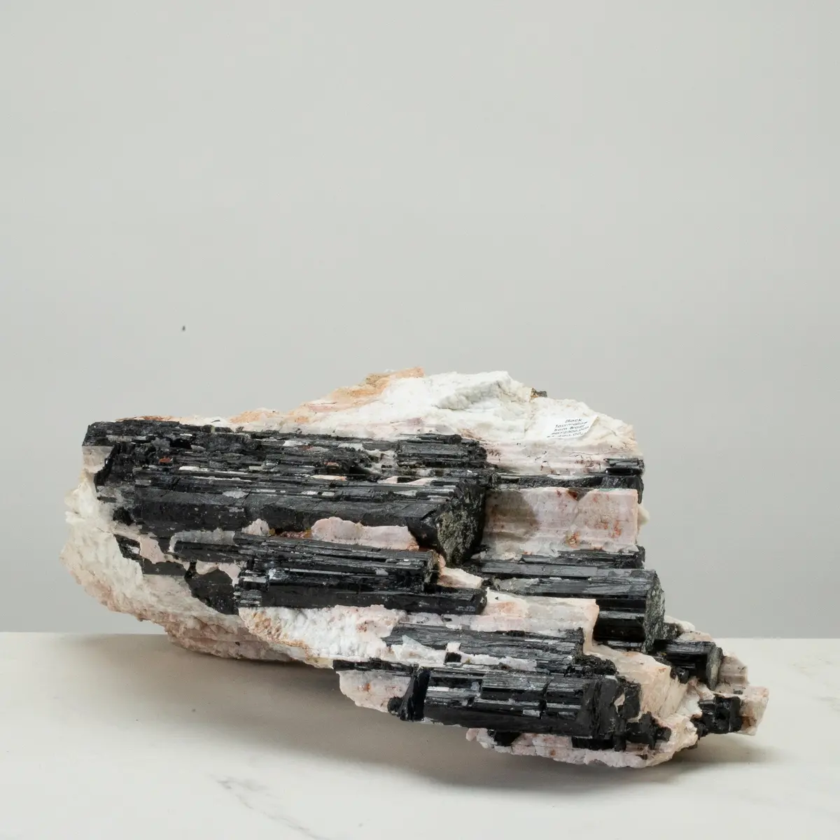 Raw Black Tourmaline And Mica Log 18" / 39.9Lbs 1