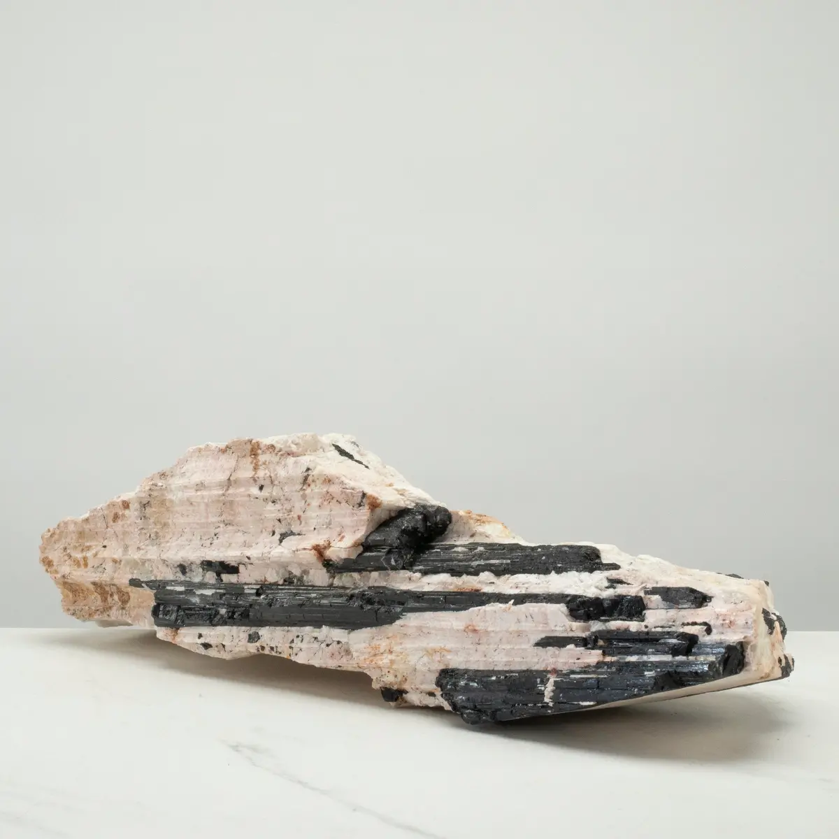 Raw Black Tourmaline And Mica Log 20" / 29.8Lbs 1