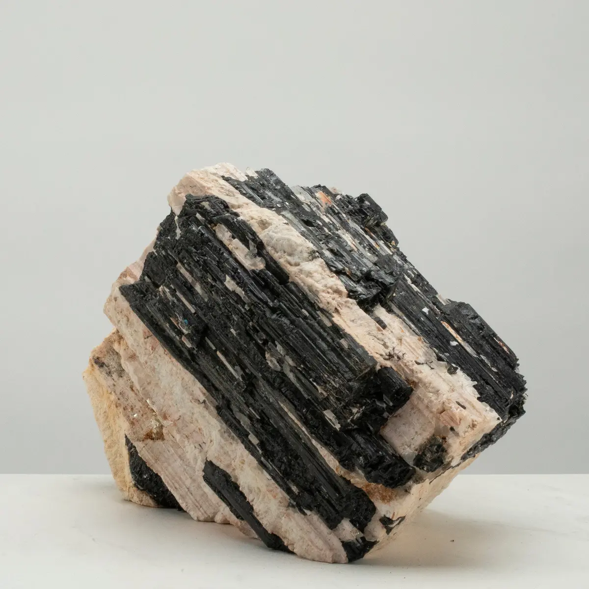 Raw Black Tourmaline And Mica Log 9" / 37Lbs 1