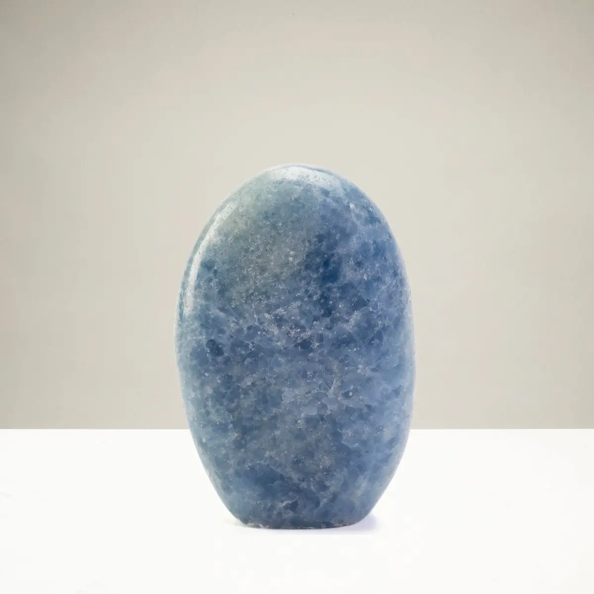Blue Calcite Freeform Cut Base -4" / 600G 1