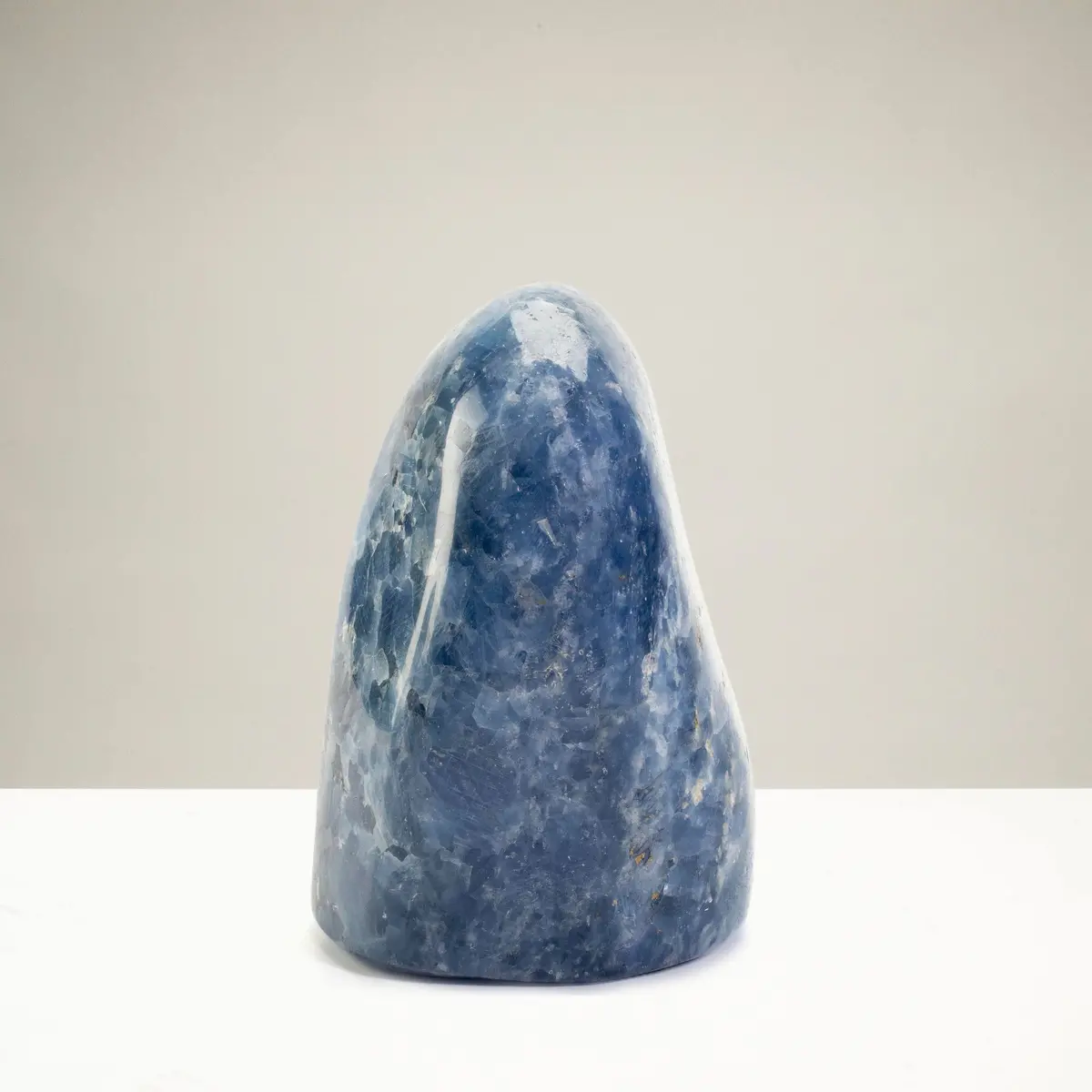 Blue Calcite Freeform Cut Base -5" / 1,275G 1