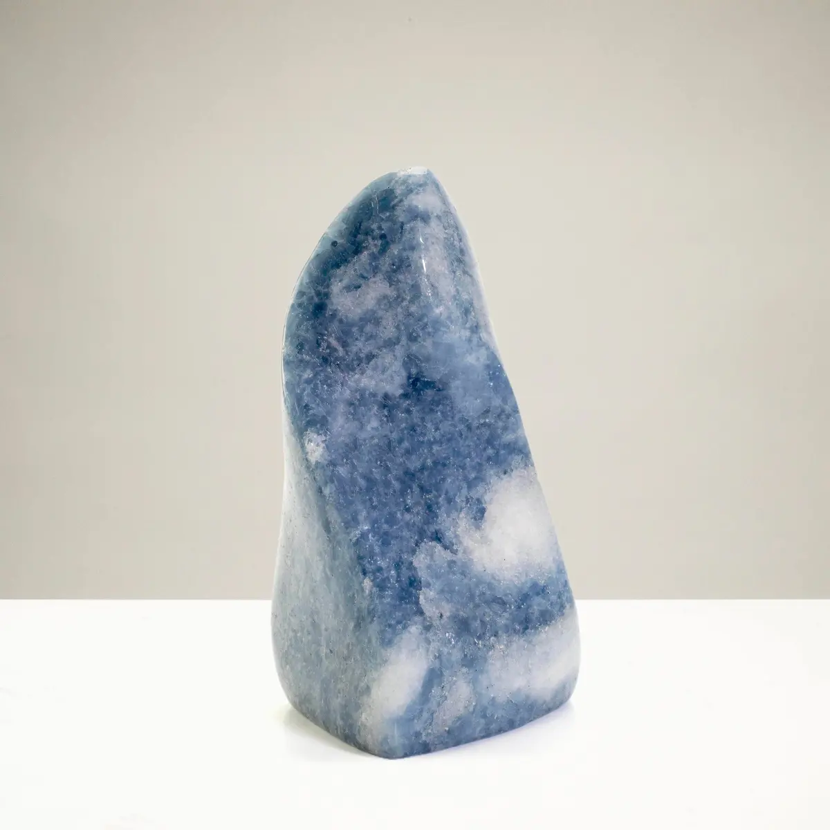 Blue Calcite Twist Flame - 7" / 2,400G 1