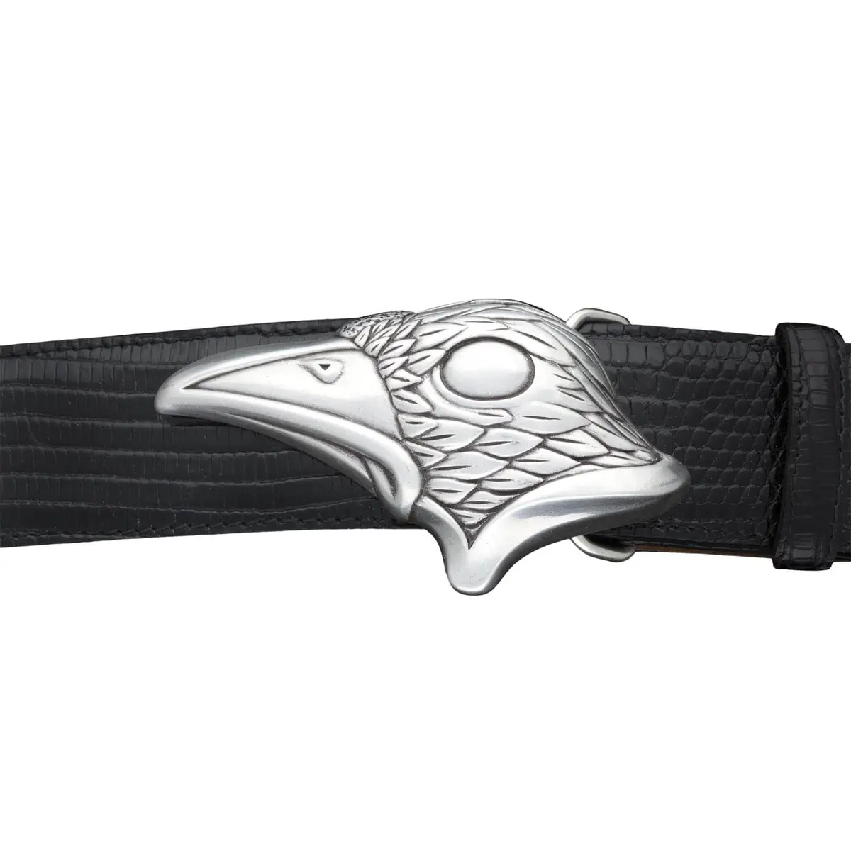 Kb40-10657As - Kalifano Buckle 40Mm Raven- Antique Silver 1