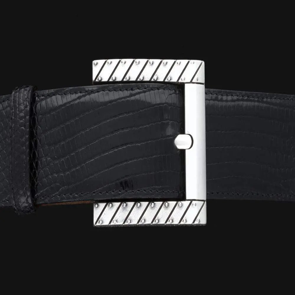 Kb40-10696As - Kalifano Buckle 40Mm Riveted - Antique Silver 1