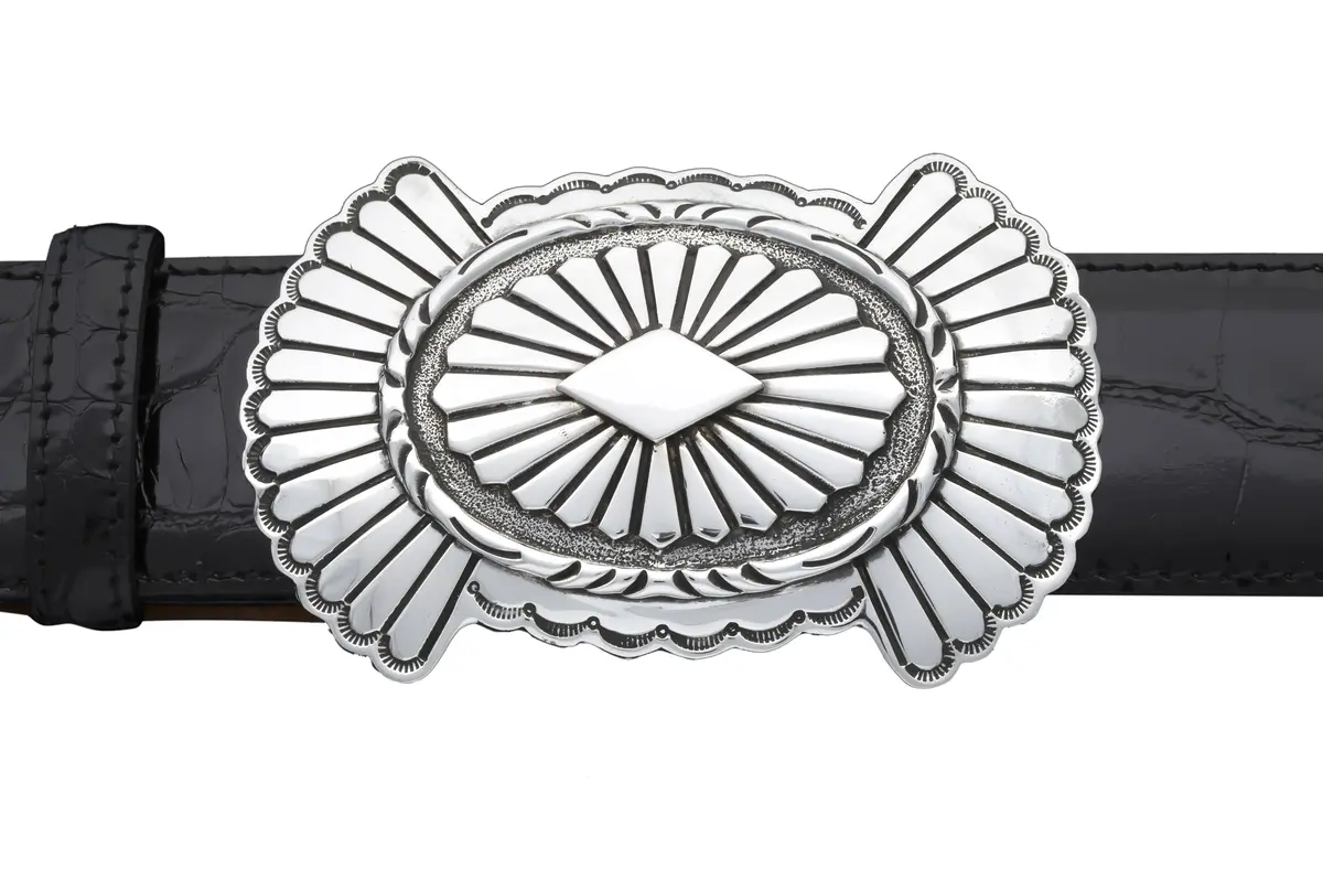 Rsmcb - 1 5/8" Sterling Silver Xl-Scottsdale Buckle 1
