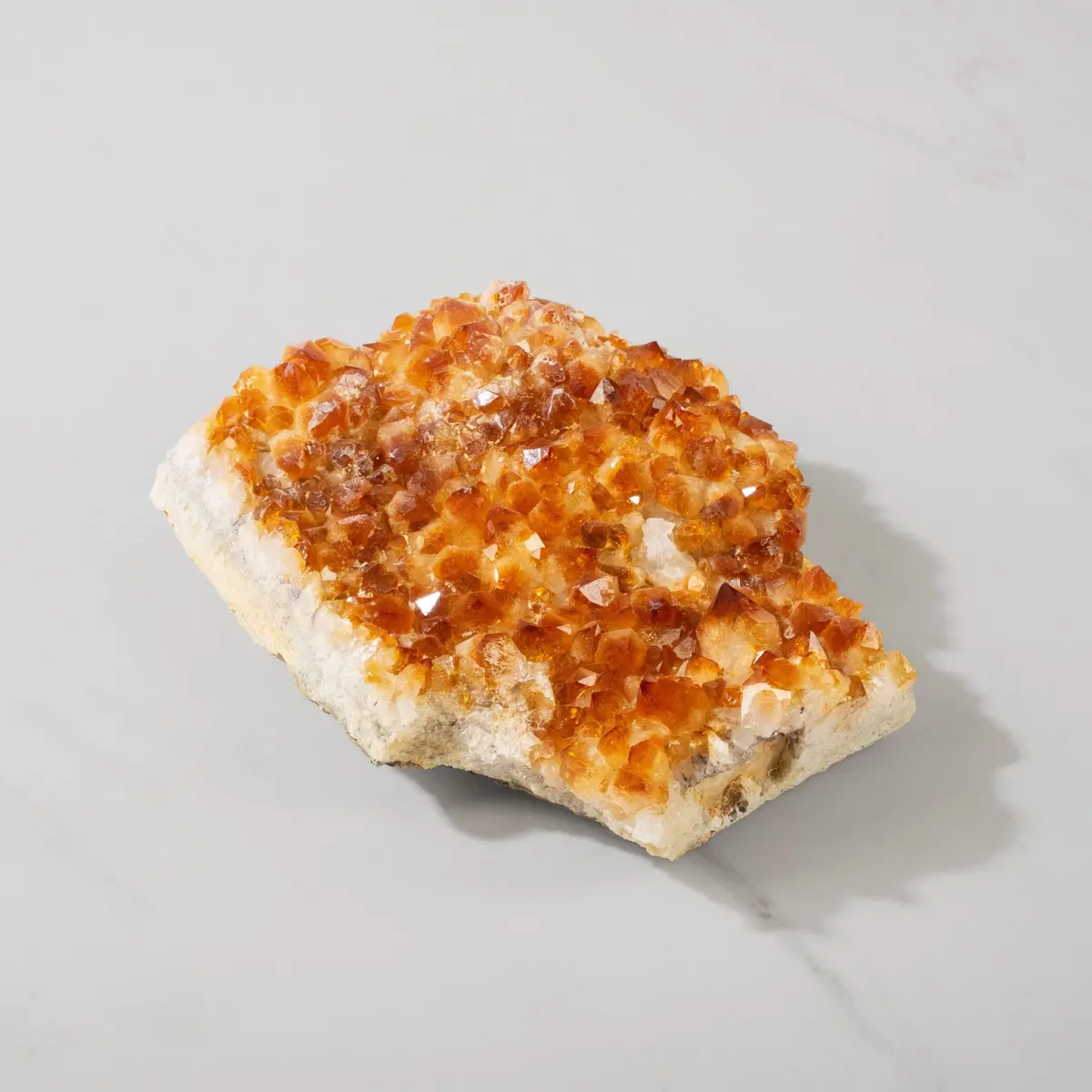 Natural Citrine Geode From Brazil - 7.5" / 2,190 Grams 1