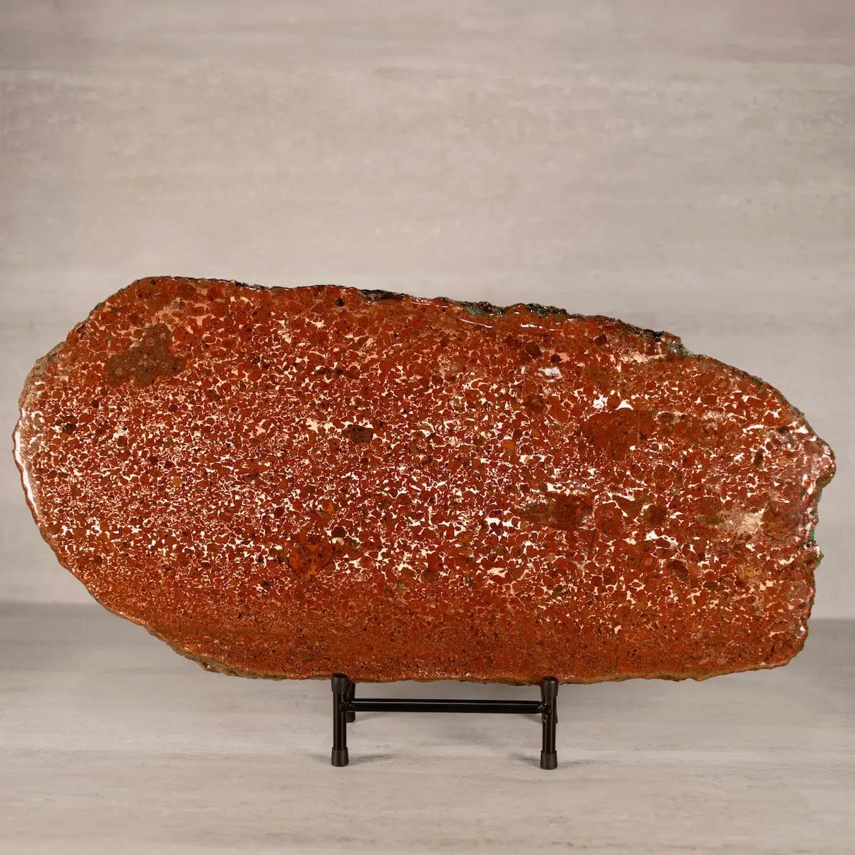 Natural Michigan Conglomerate Ore Slab Copper - 22 In / 35.5 Lbs 1