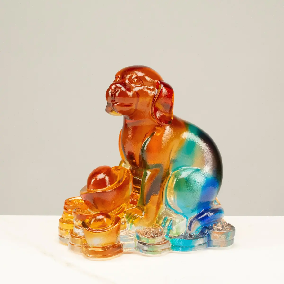 Loyal Dog Crystal Carving - A Symbol Of Loyalty And Protection 1