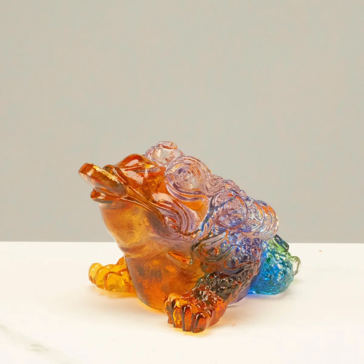 Lucky Money Toad Crystal Carving - A Symbol Of Financial Prosperity And Good Fortune 1