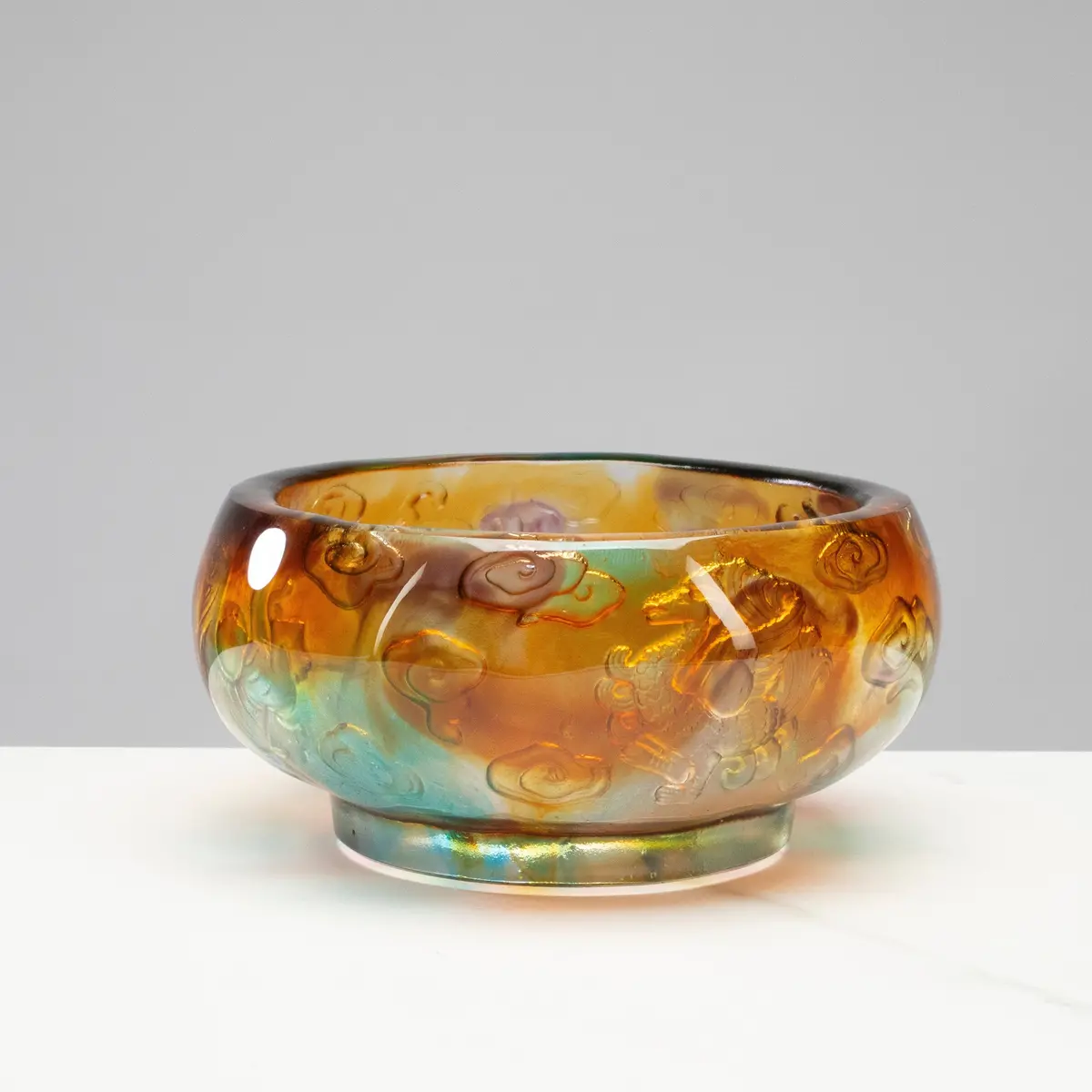 Treasure Bowl Crystal Carving - A Symbol Of Good Fortune And Prosperity 1