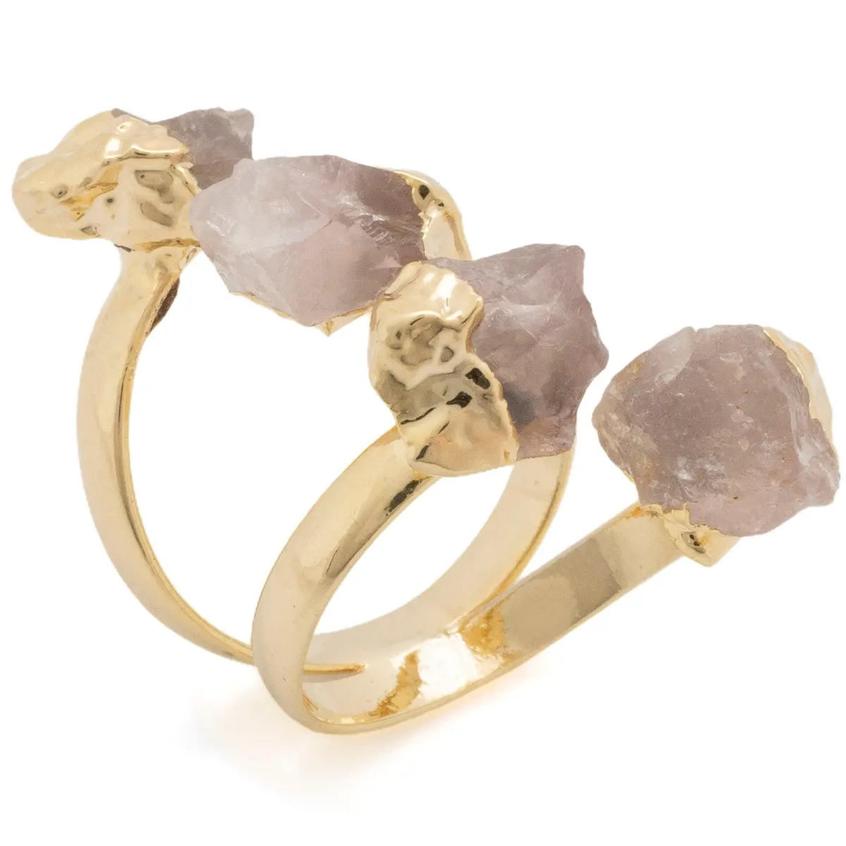 Adjustable Rose Quartz Ring 1