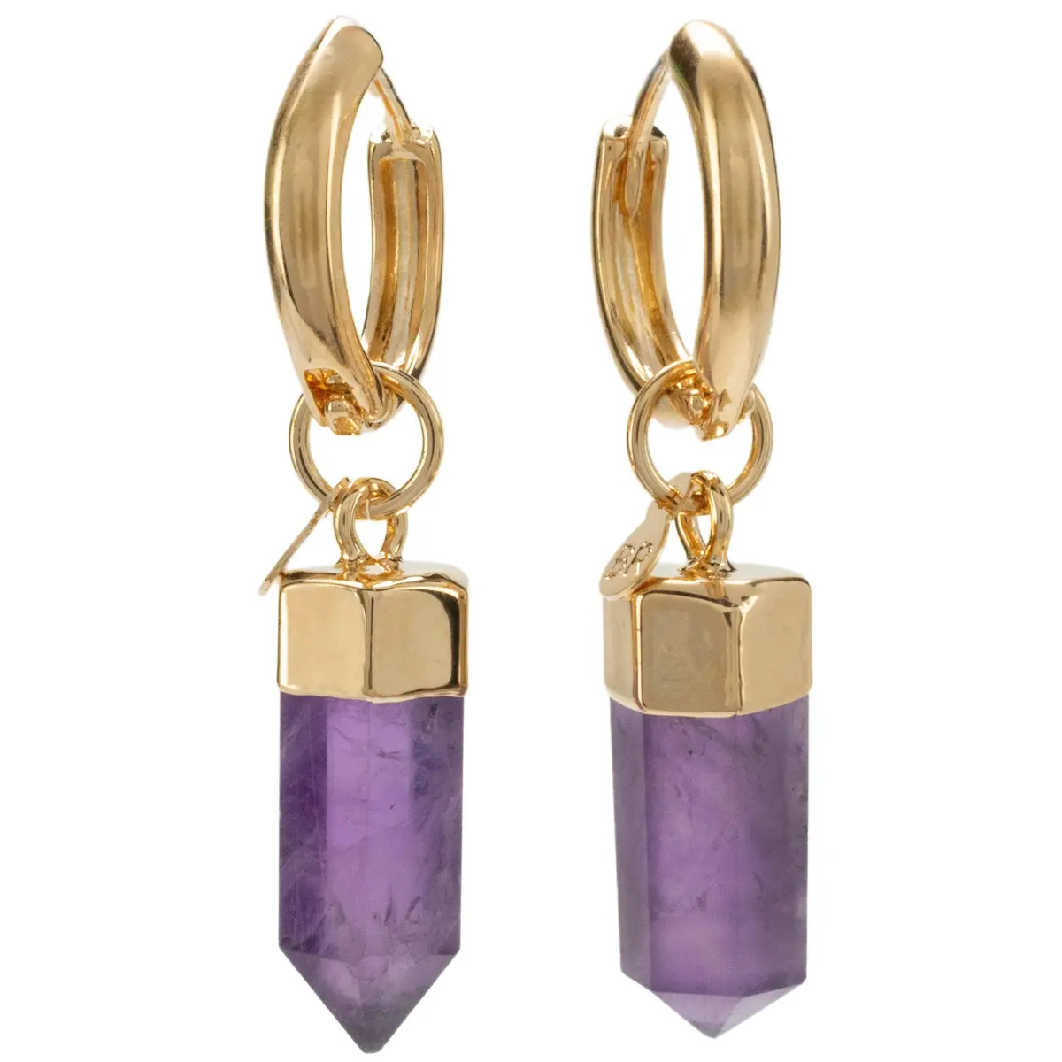 Amethyst Drop Earrings 1