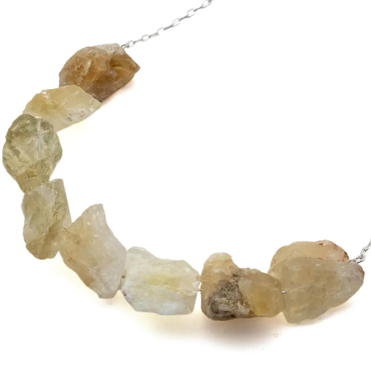 Rough Citrine Necklace 1