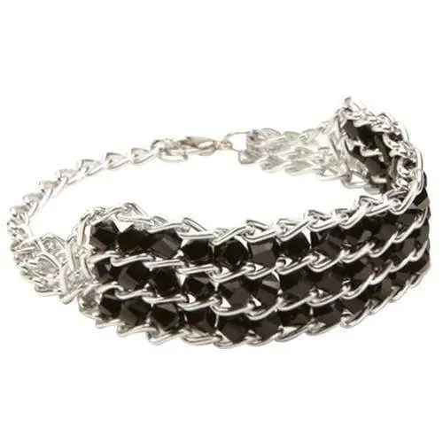 Fcb-Jet - Fabulous Crystal Bracelet - Jet 1