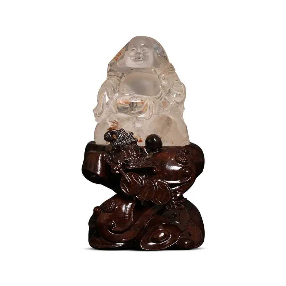 Carv5900.003 - Quartz Buddha Carving - South Africa 1
