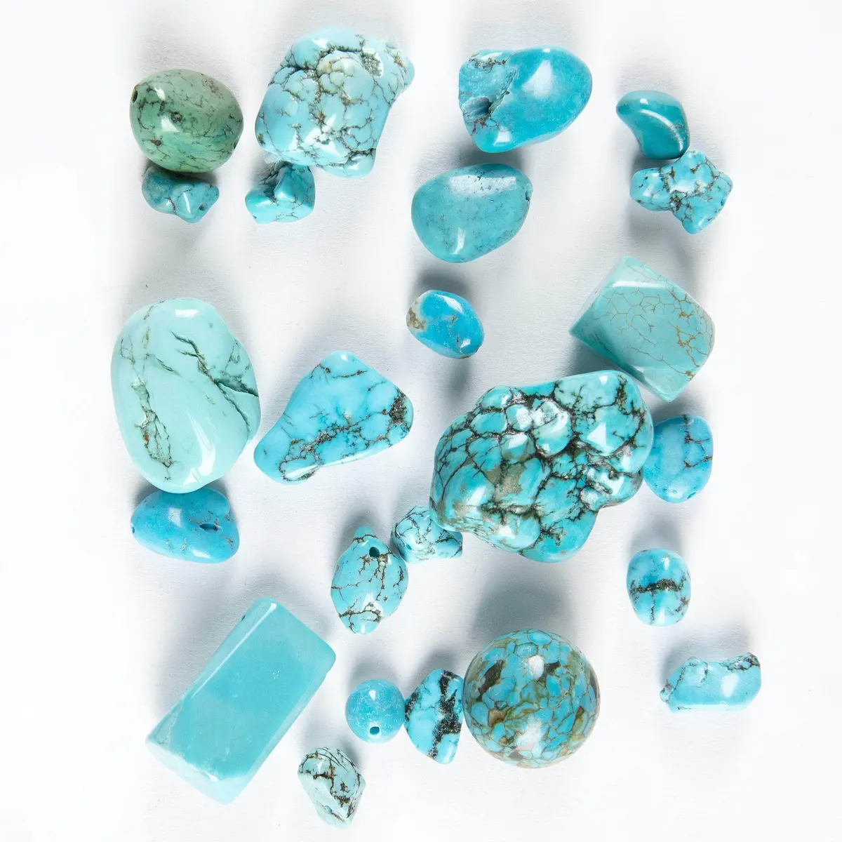 Howlite Turquoise Mixed Gemstone Bag 1