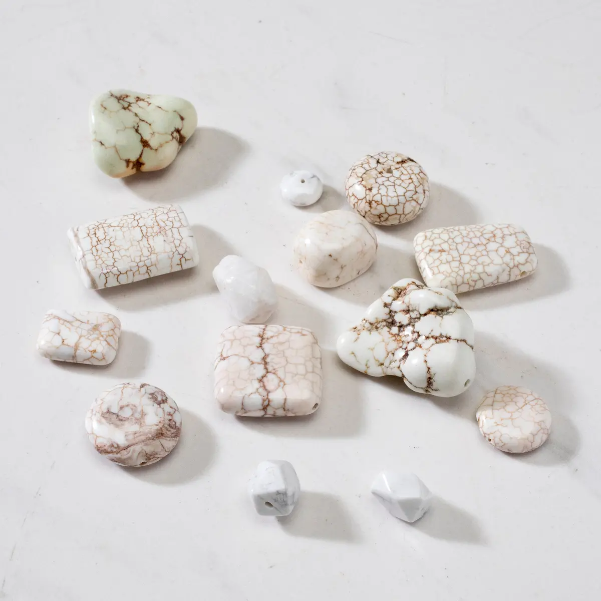 White Howlite Mixed Gemstone Bag 1
