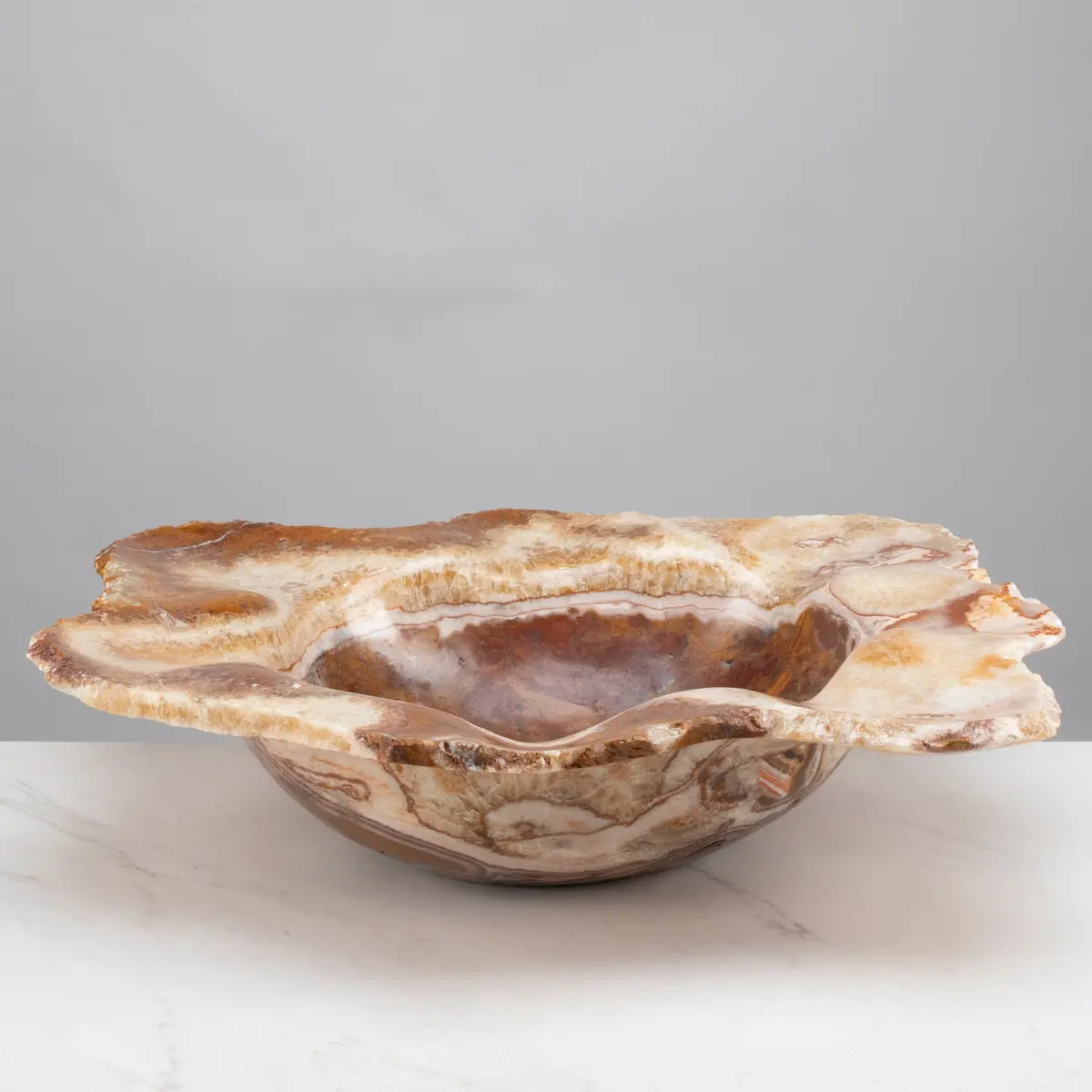 Multicolor Onyx Bowl 21" 1