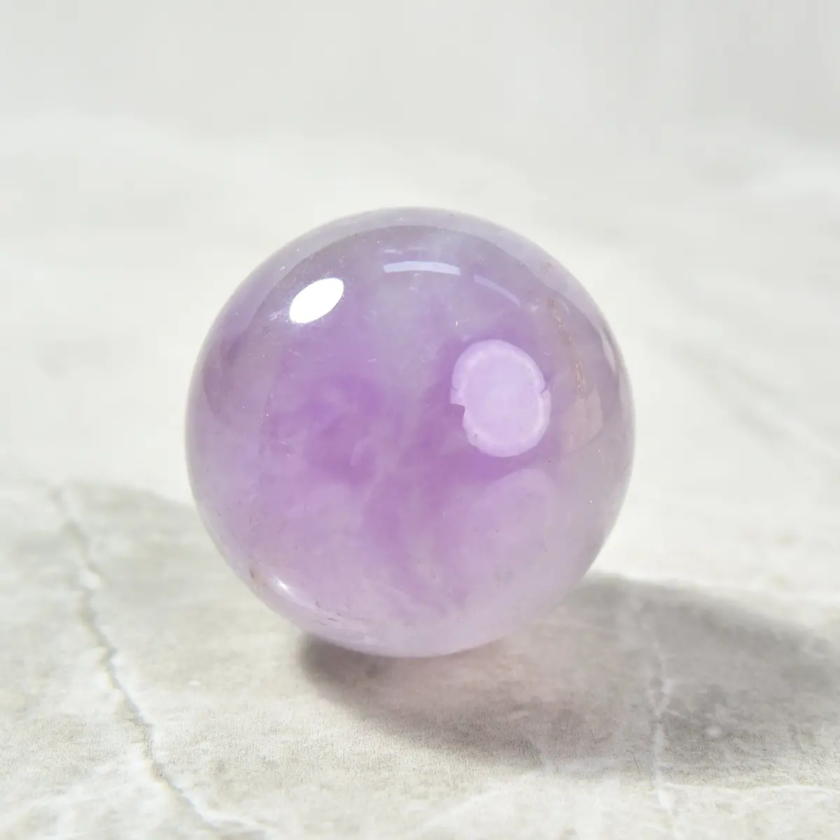 1.6" Amethyst Sphere Natural Gemstone Carving 1