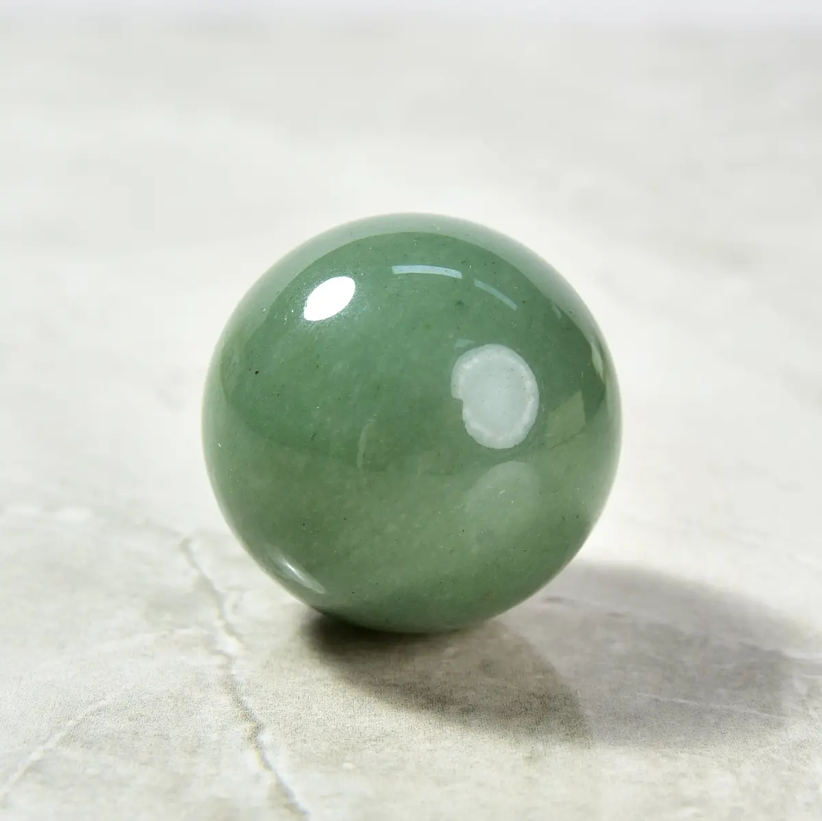 1.6" Aventurine Sphere Natural Gemstone Carving 1
