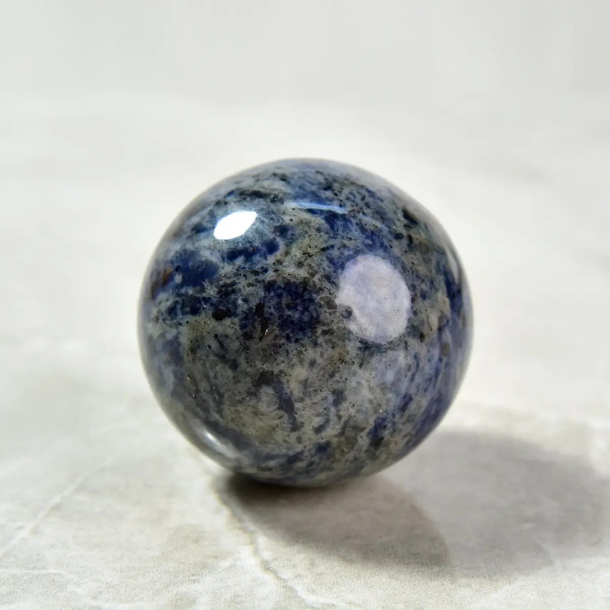 1.6" Sodalite Sphere Natural Gemstone Carving 1