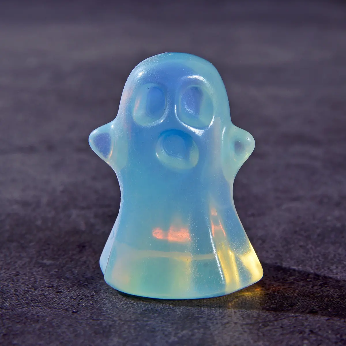 1.75" Opalite Moonstone Ghost Gemstone Carving 1