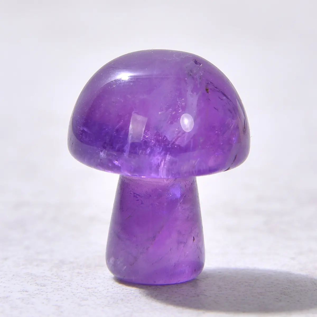 1" Amethyst Mushroom Natural Gemstone Carving 1