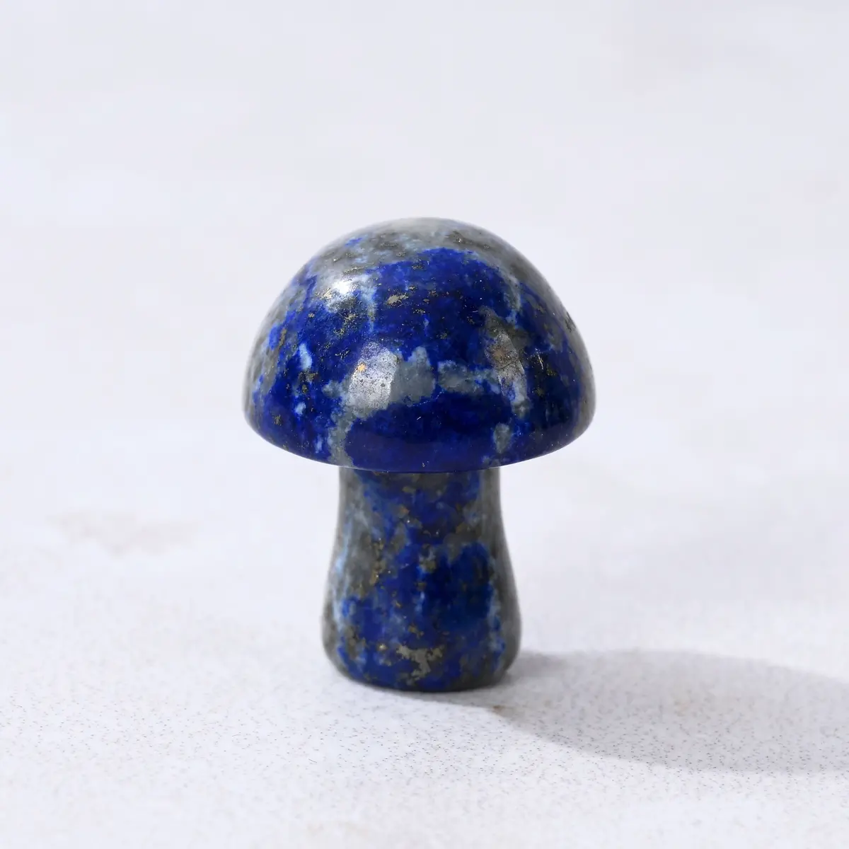 1" Lapis Mushroom Natural Gemstone Carving 1