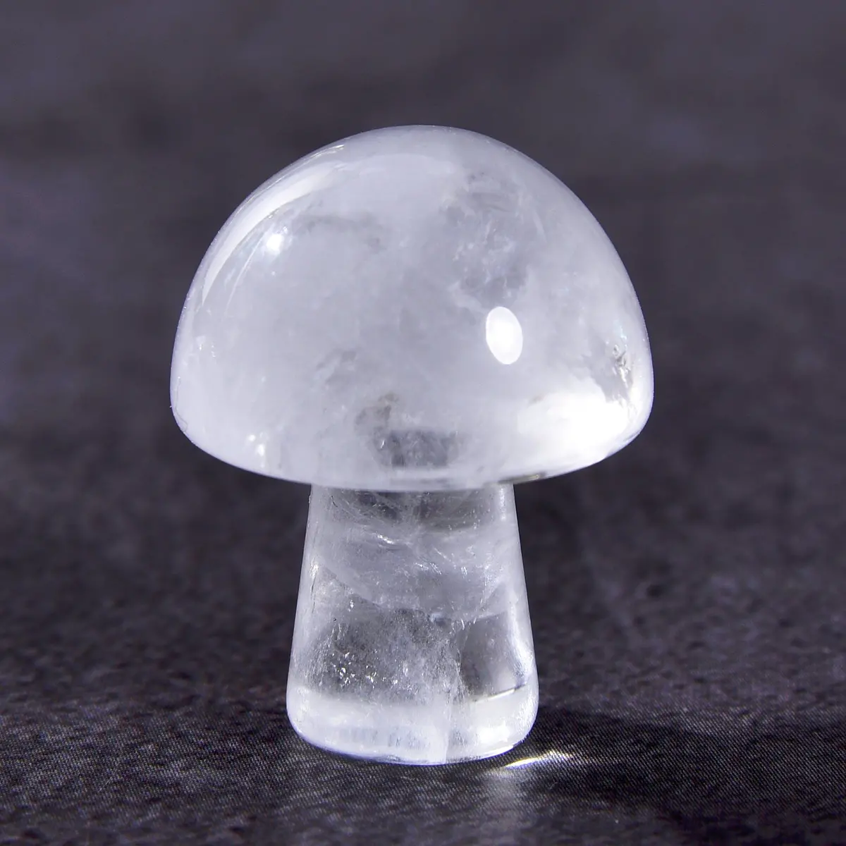 1" Quartz Mushroom Natural Gemstone Carving 1