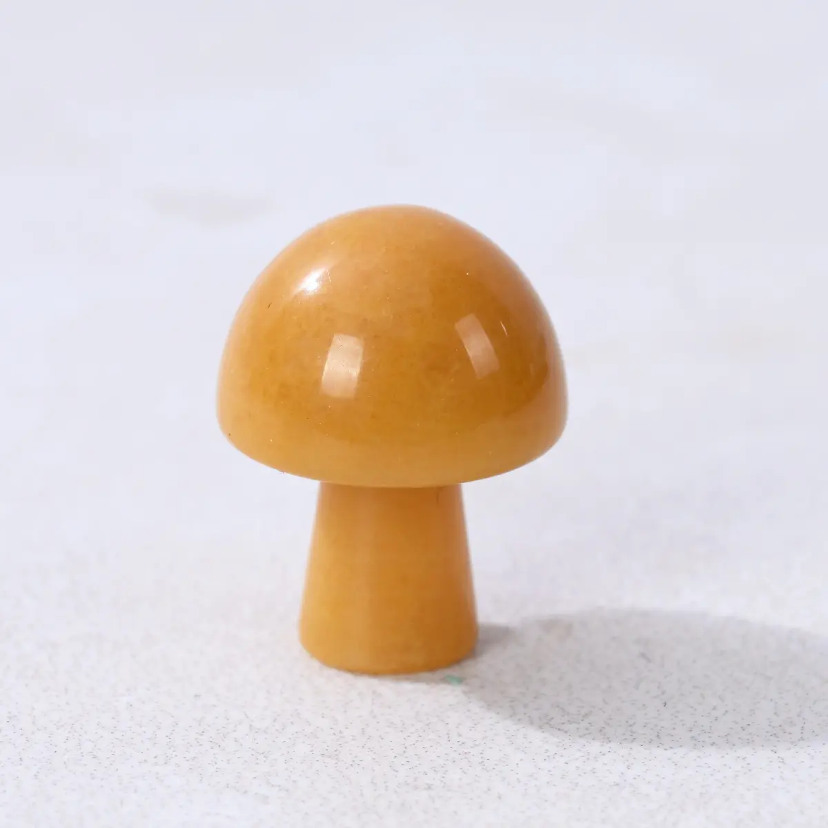 1" Yellow Jasper Mushroom Natural Gemstone Carving 1