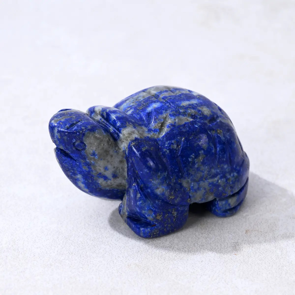 2" Lapis Turtle Natural Gemstone Carving 1