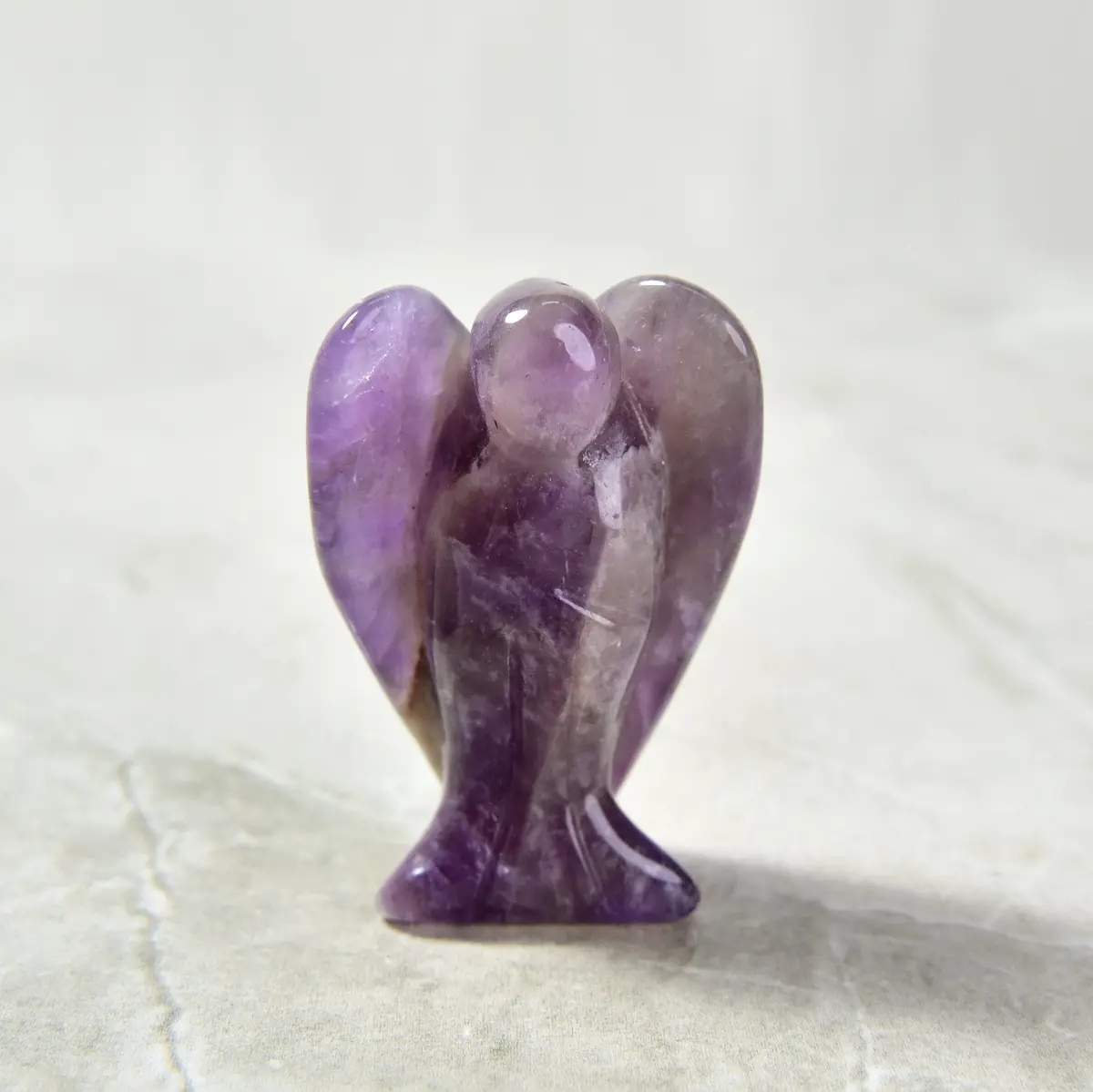 Amethyst Angel 2'' Natural Gemstone Carving 1