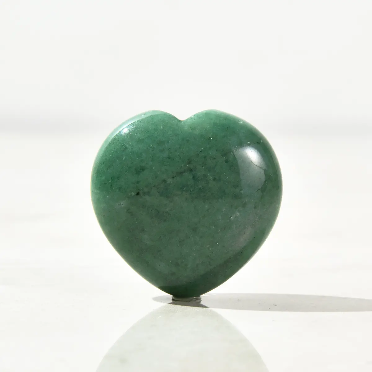 Aventurine Heart Carving 1