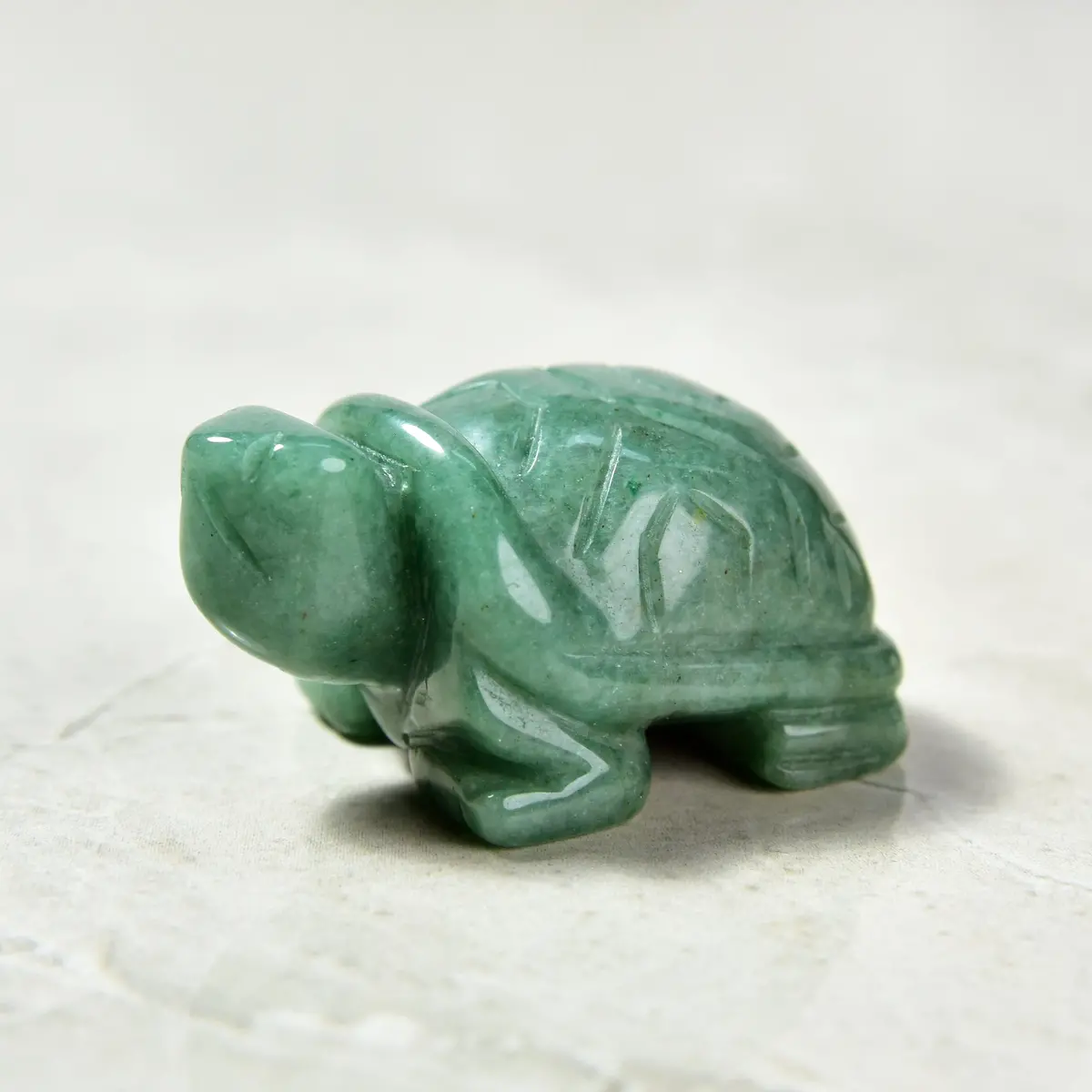 Aventurine Turtle 2'' Natural Gemstone Carving 1
