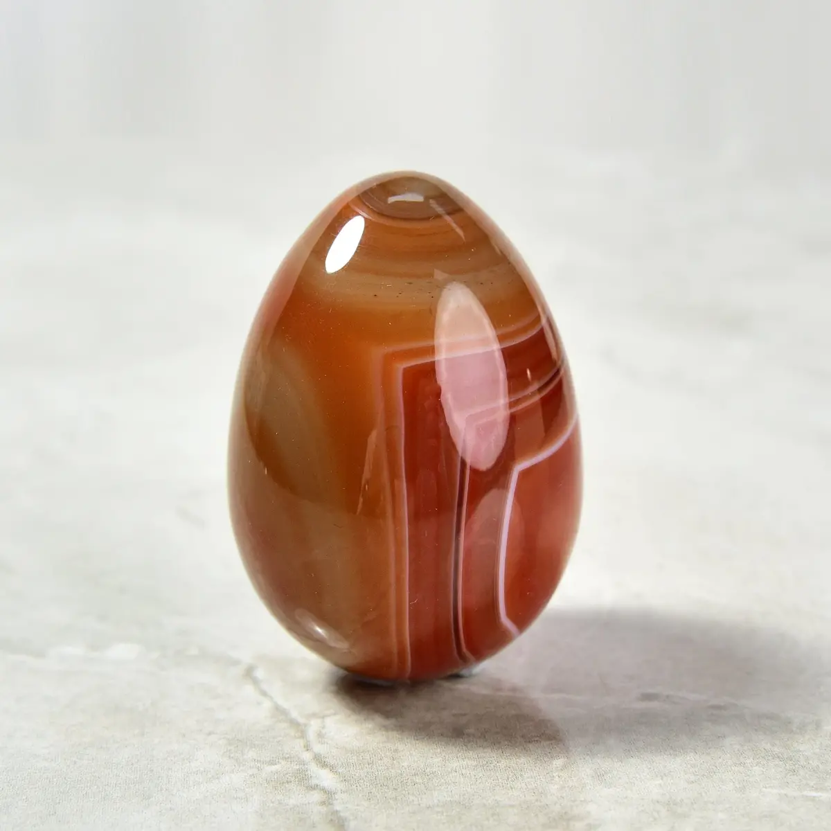 Carnelian Egg Carving 1