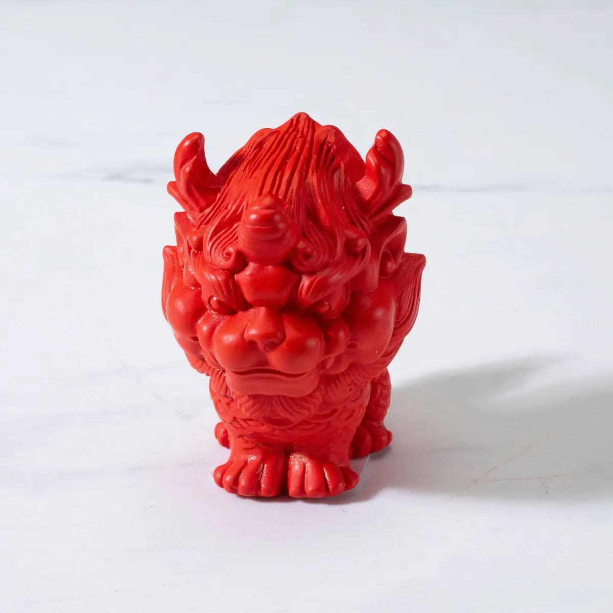 Cinnabar Dragon Carving 1